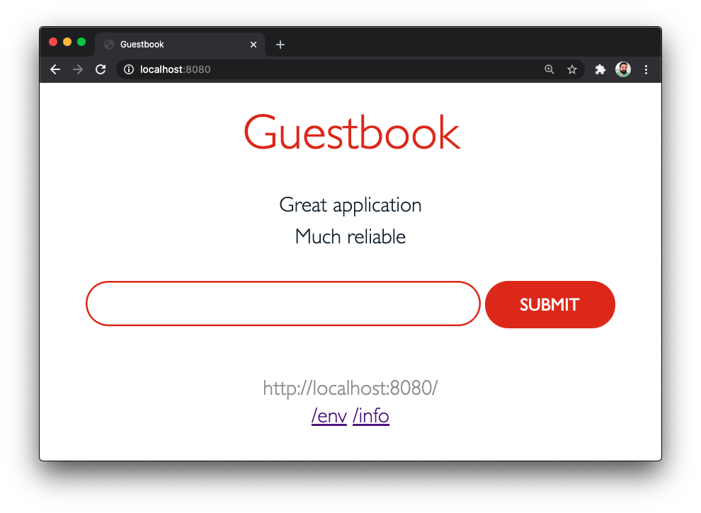 Guestbook Running in a new Namespace
