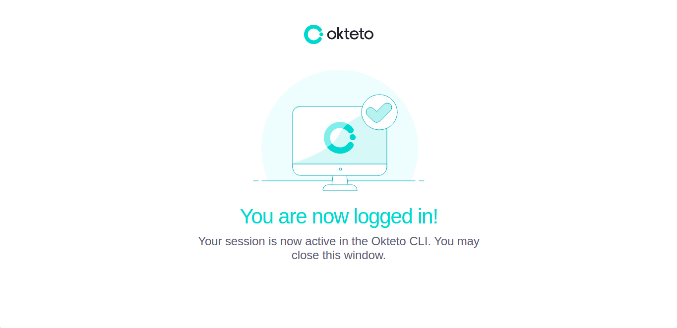 You are now logged in