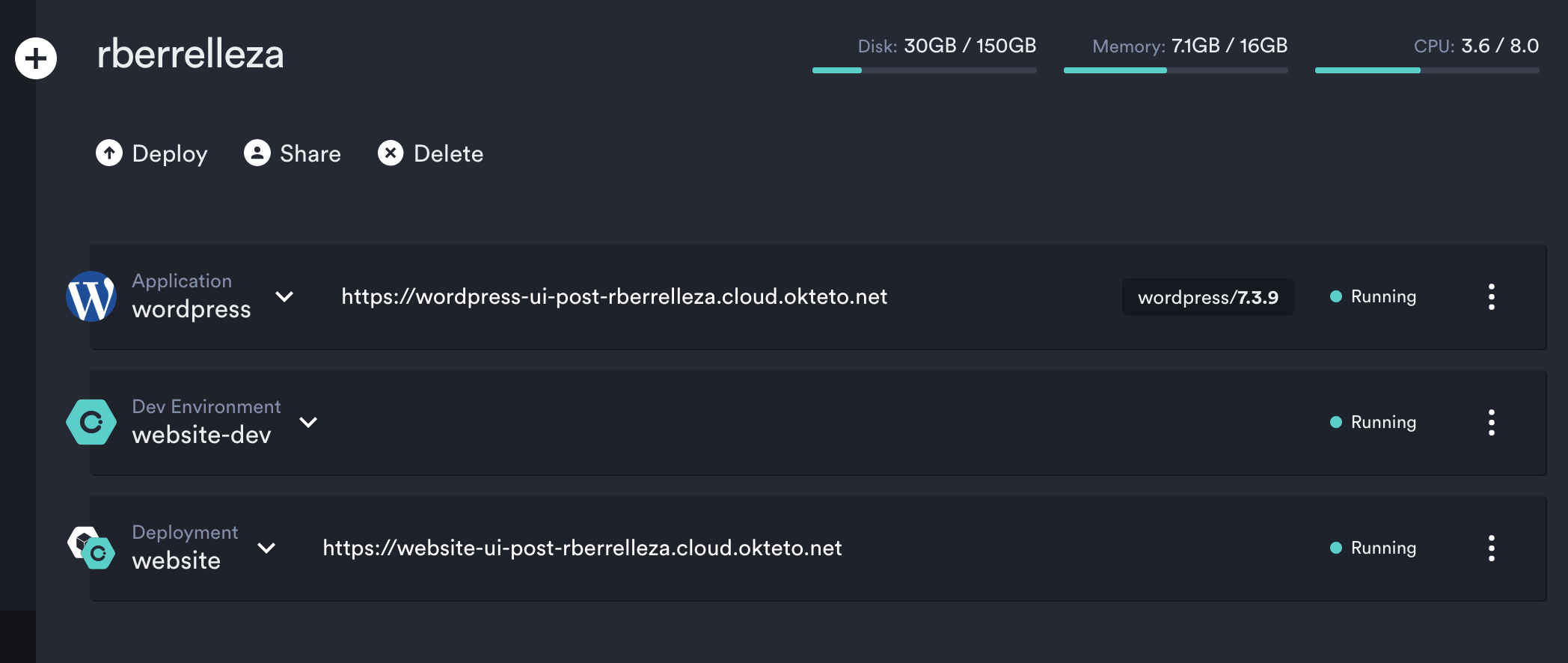 Summary resource views